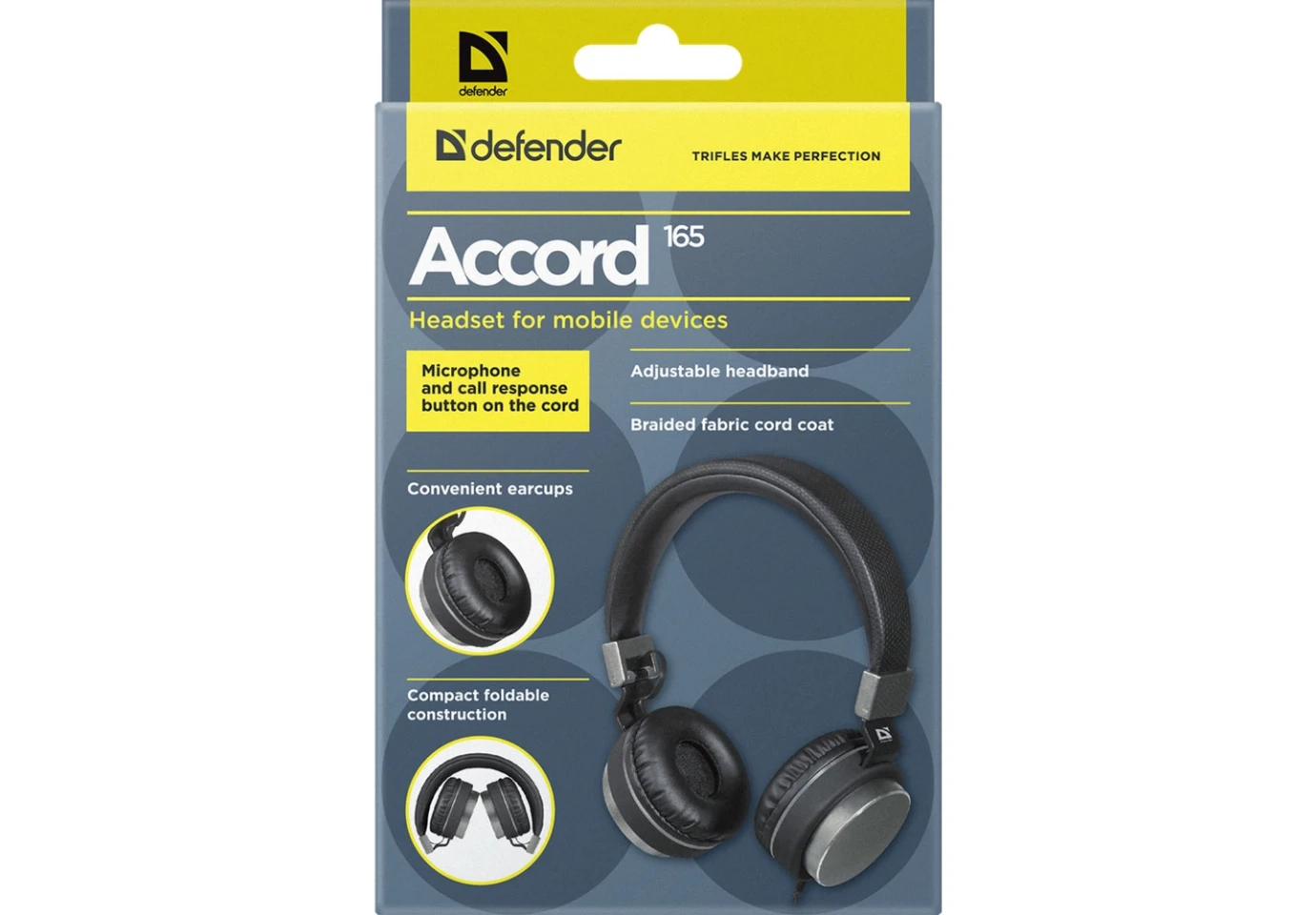 Гарнітура Defender Accord 165 з мікрофоном 63165/6