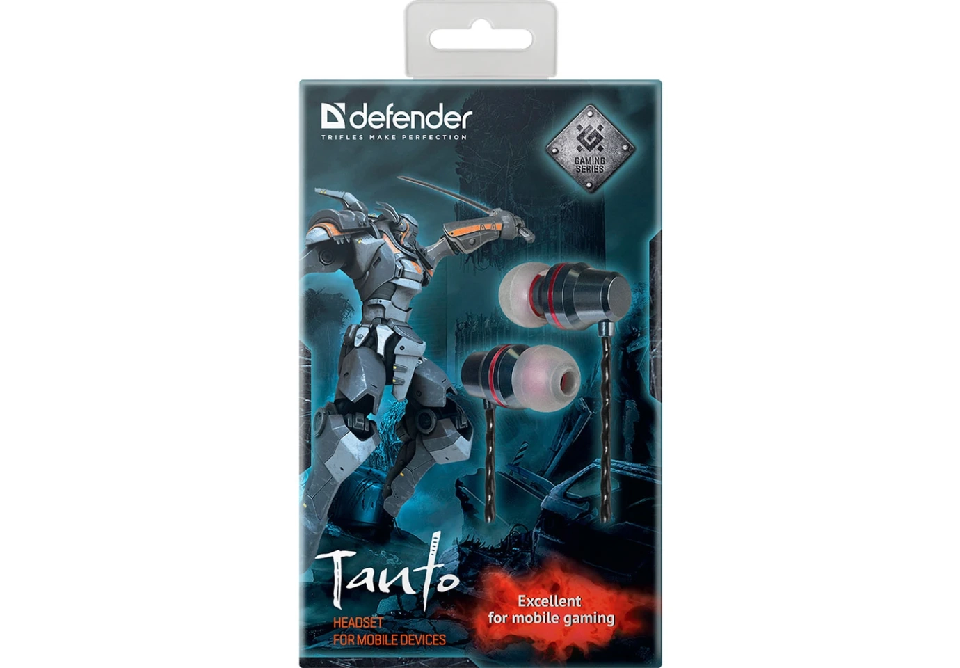 Гарнітура Defender Tanto для смартфонів з мікрофоном, кабель 1,2 м 64451