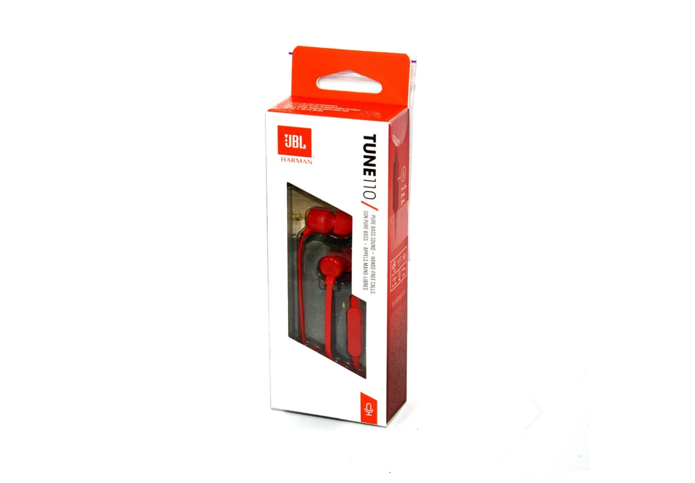 Навушники - вкладиші JBL, колір асорті JBLT110