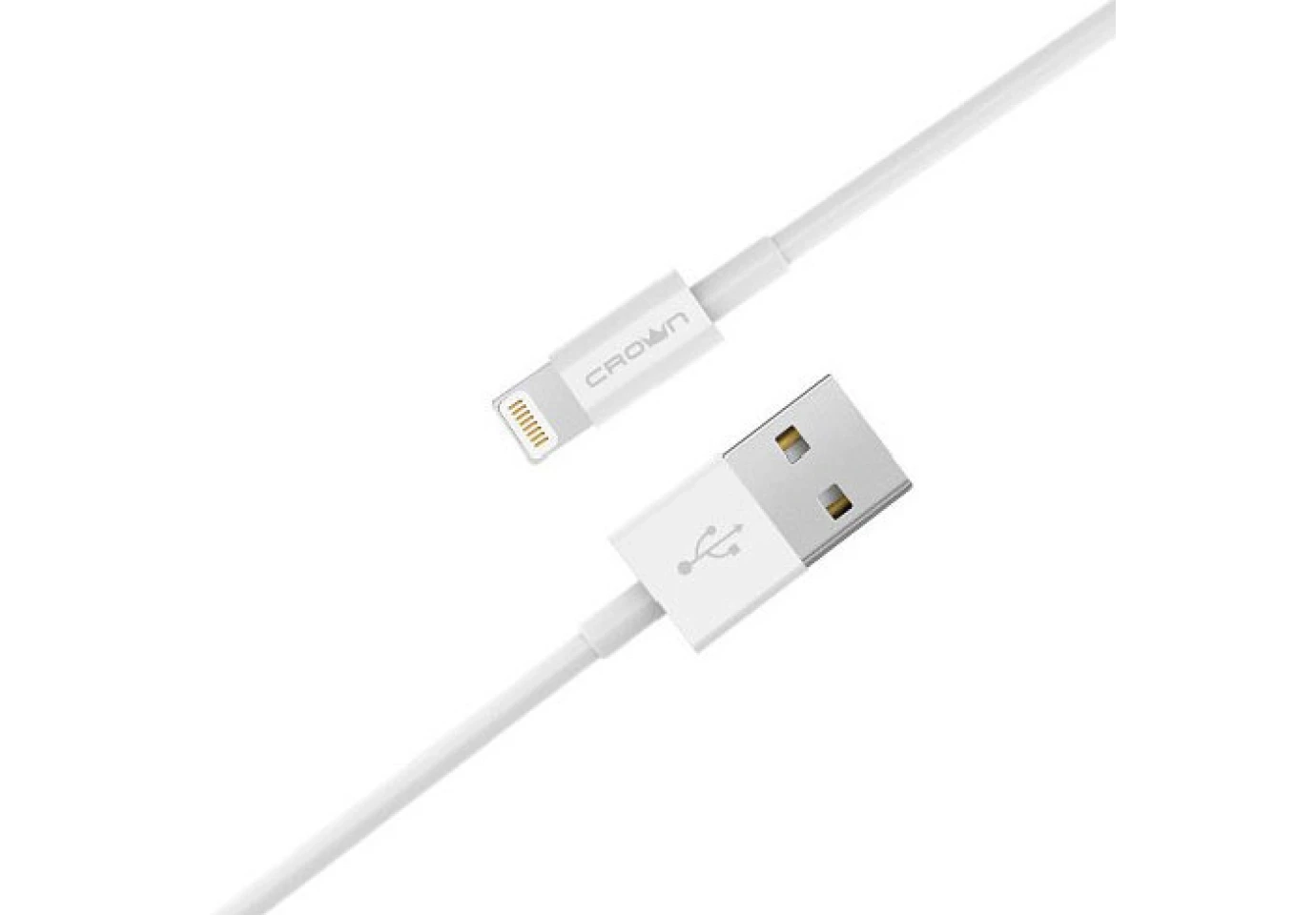 Кабель Crown USB 2.0A - Lightning 1 м CMCU-005L