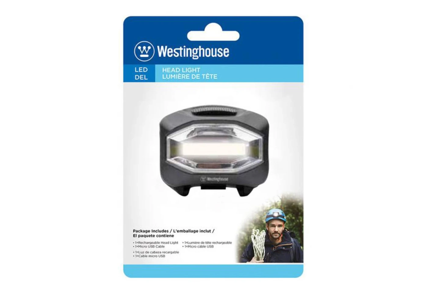 Ліхтар Westinghouse налобний LED WF210 + 3 AAA/R03 в комплекті WF210-3LR03DV