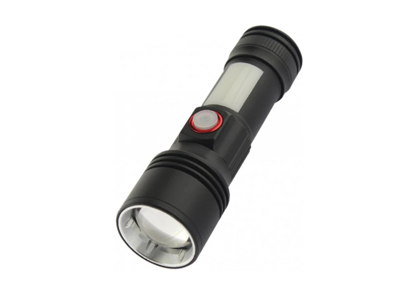 Ліхтар Quantum ручний "Adept" 10W LED zoom+ COB з USB, акумулятор не комплектується QM-FL1031