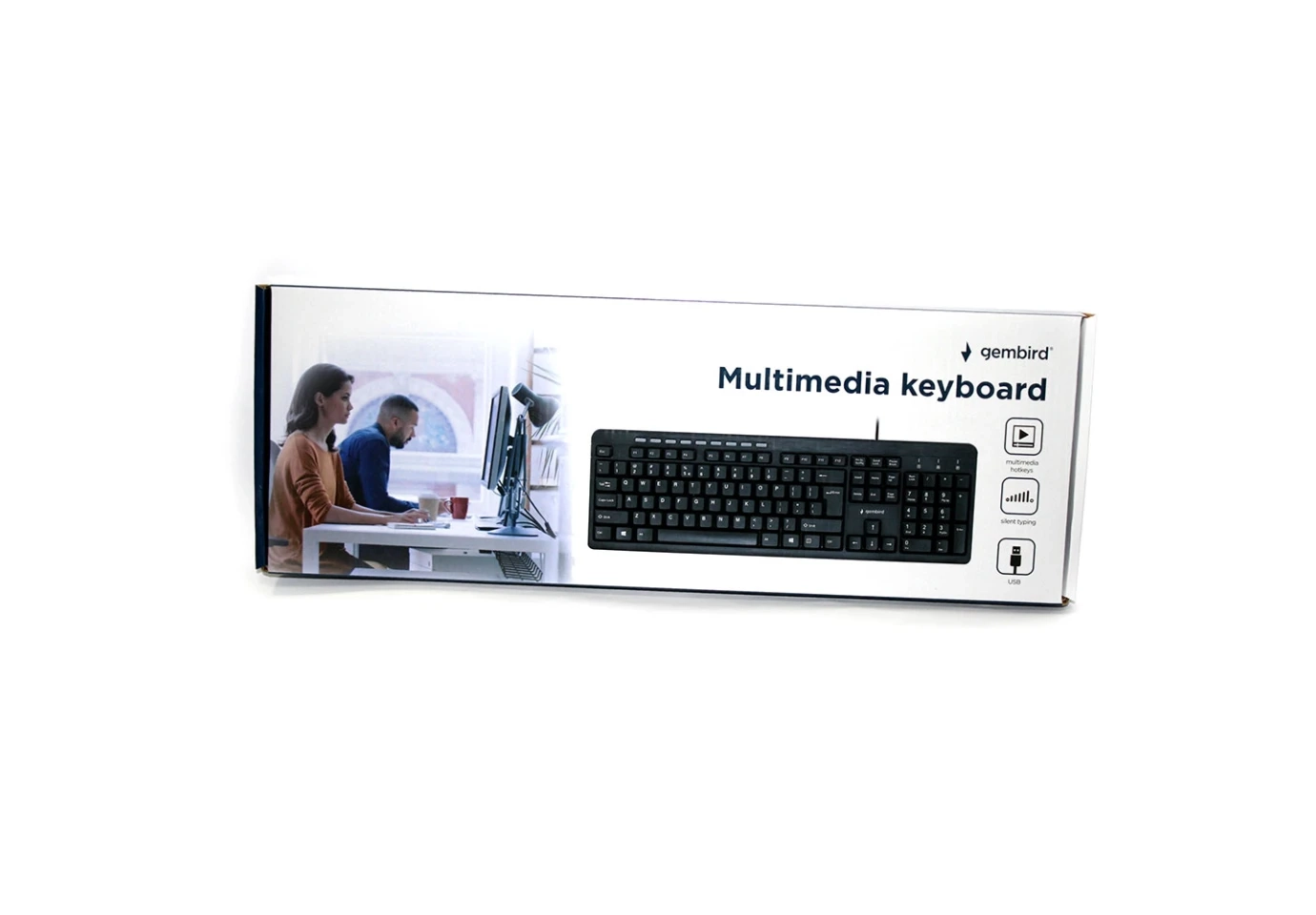 Клавіатура Gembird USB KB-UМ-106-UA