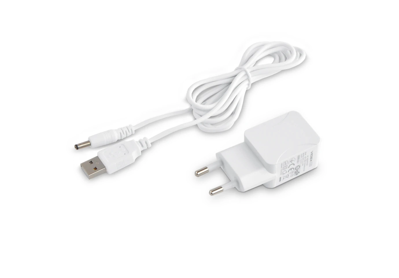 Світильник настільний Videx LED 7W 3000-5500K 220V USB, білий VL-TF02W