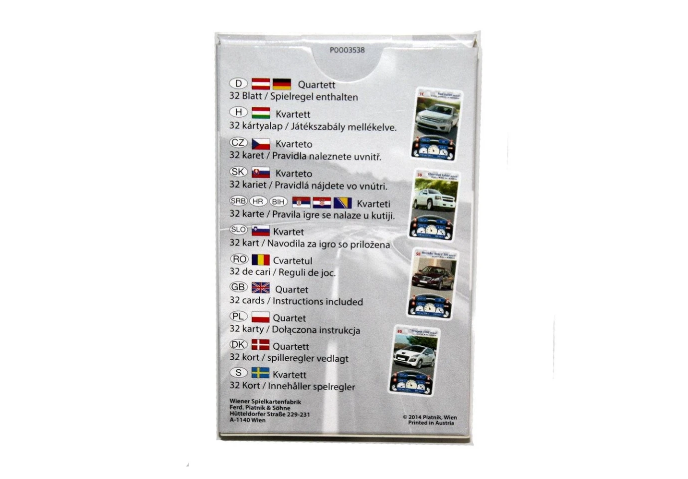 Карткова гра Piatnik Megatrumpf DREAM CARS, 32 карти 9196/422119