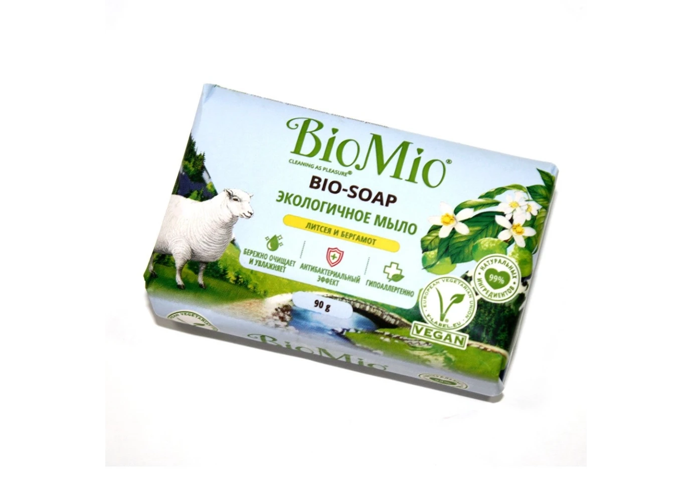 Мило екологічне  BioMio BIO - SOAP 90 г, асорті