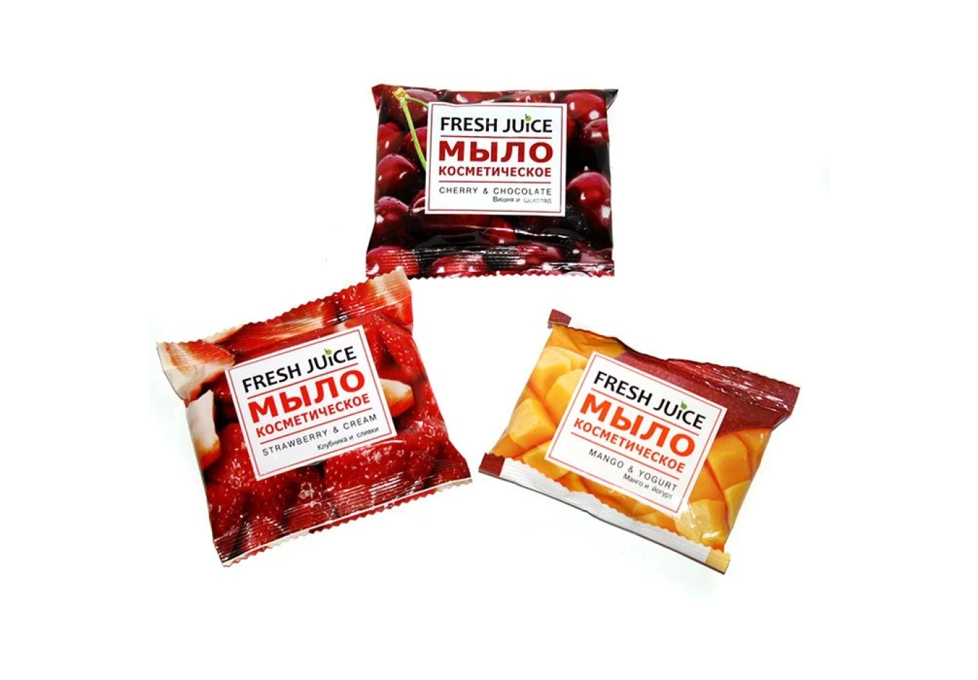Мило косметичне Fresh Juice 75 г асорті