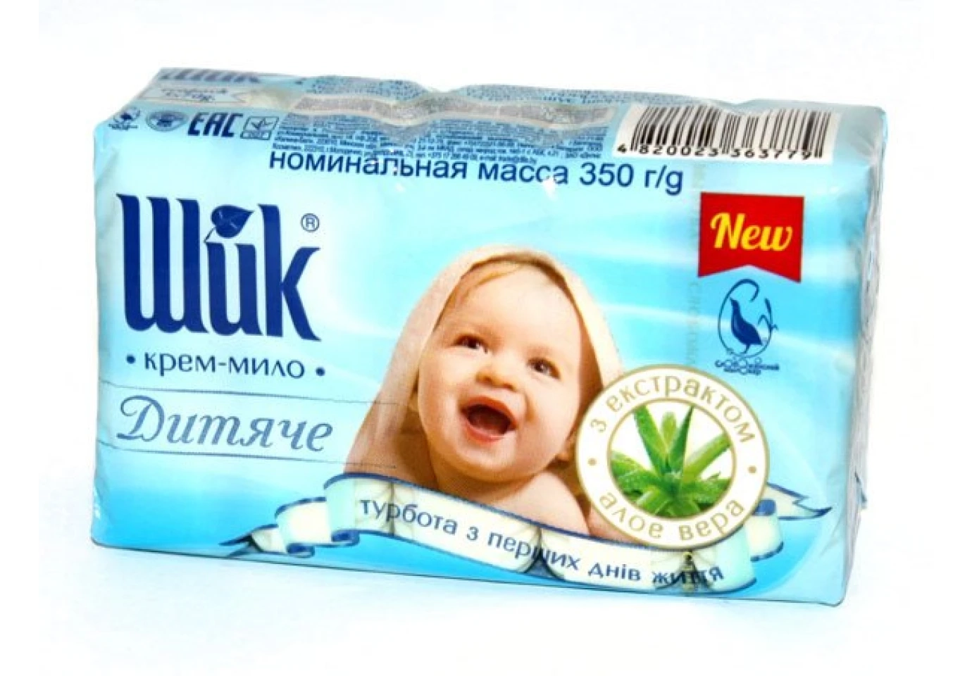 Мило-крем ШИК дитяче 5 штук х 70 г, Екопак NEV, асорті