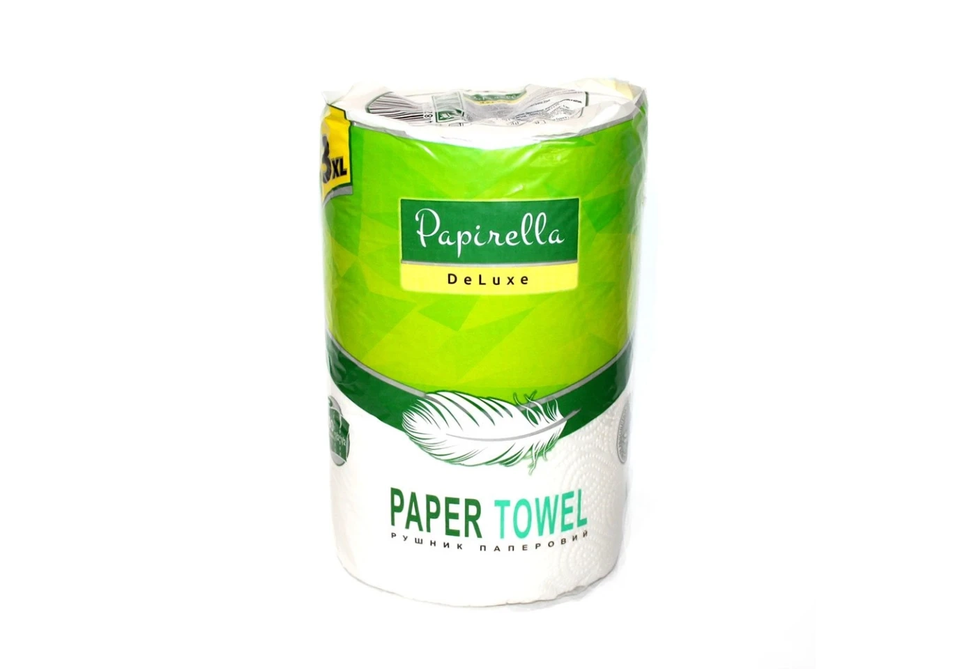 Рушники паперові PAPIRELLA DeLUXE 3XL двошарові 1 рулон (300 відривів)