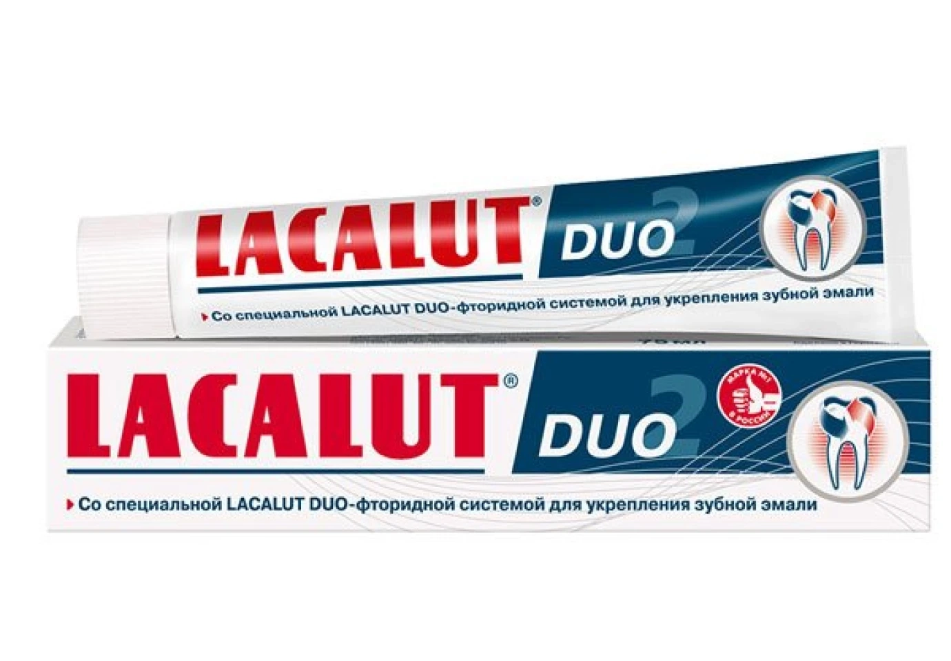 Зубна паста LACALUT Duo 75 мл 696651