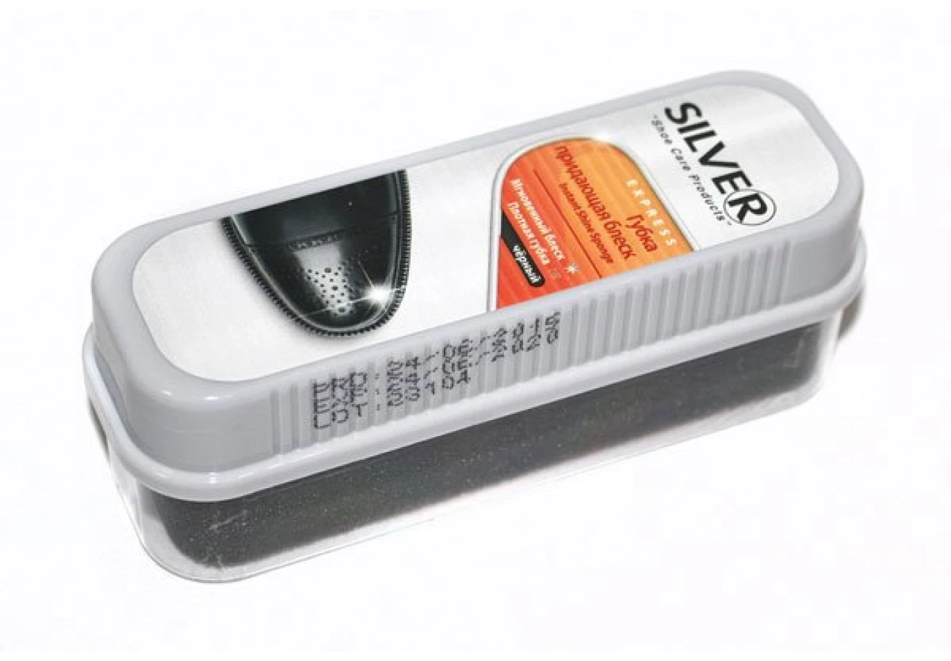 Губка - блеск SILVER для изделий из кожи, ассорти d0953,0955