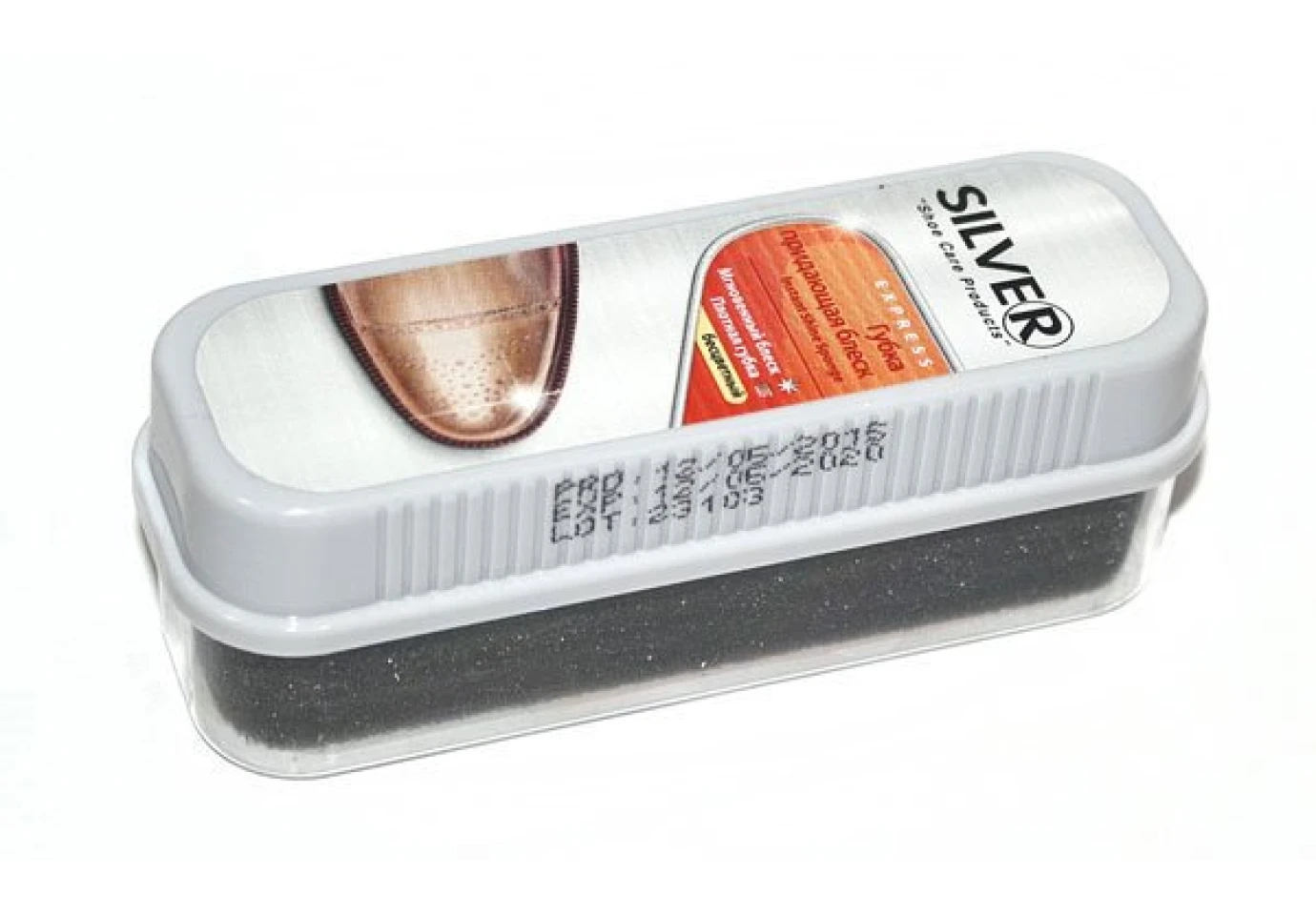 Губка - блеск SILVER для изделий из кожи, ассорти d0953,0955