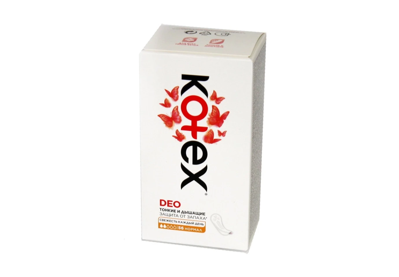 Прокладки щоденні Kotex Normal Plus deo 56 штук 9425589