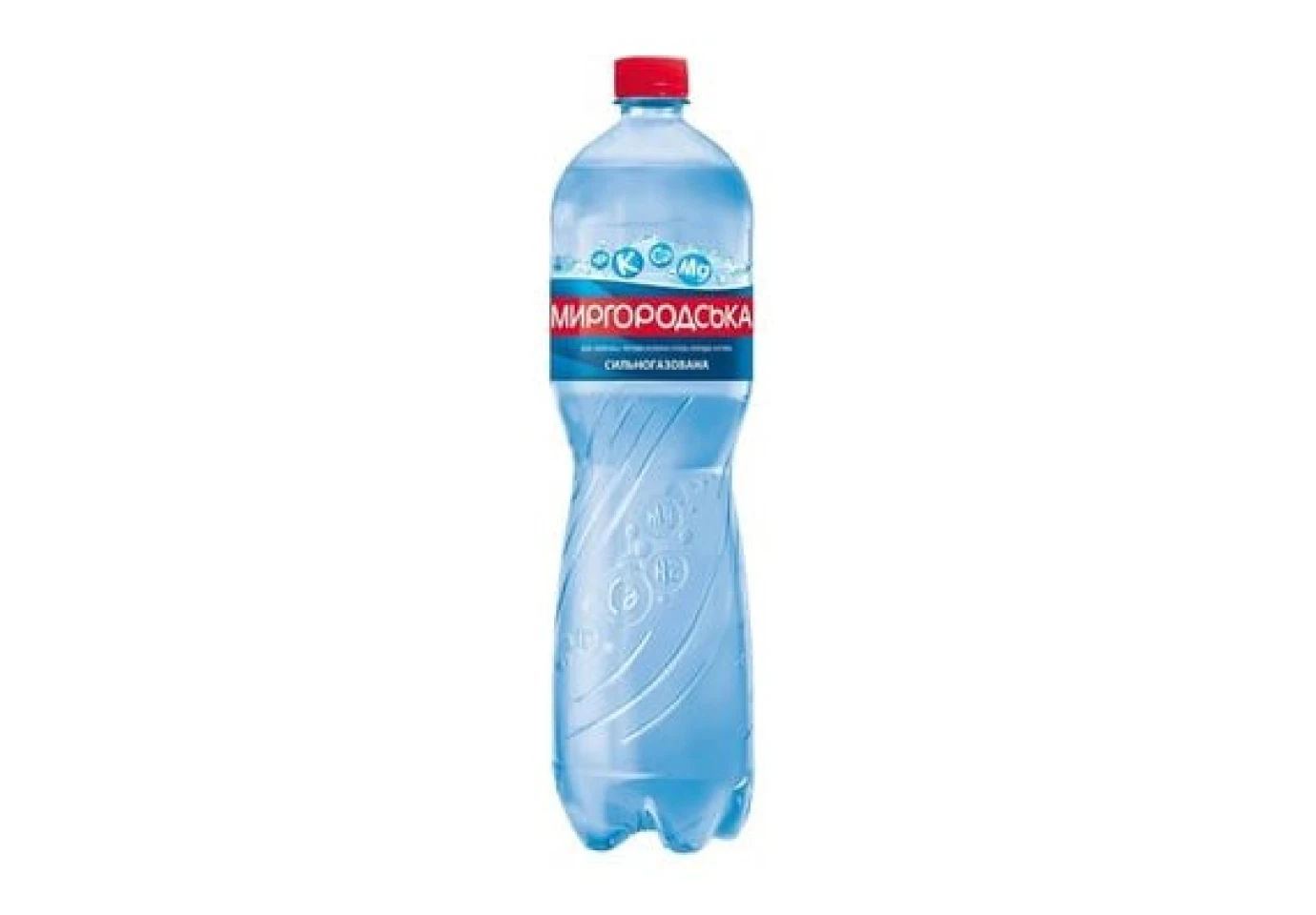 Вода мінеральна Миргородська 1,5 л сильногазована ПЕТ