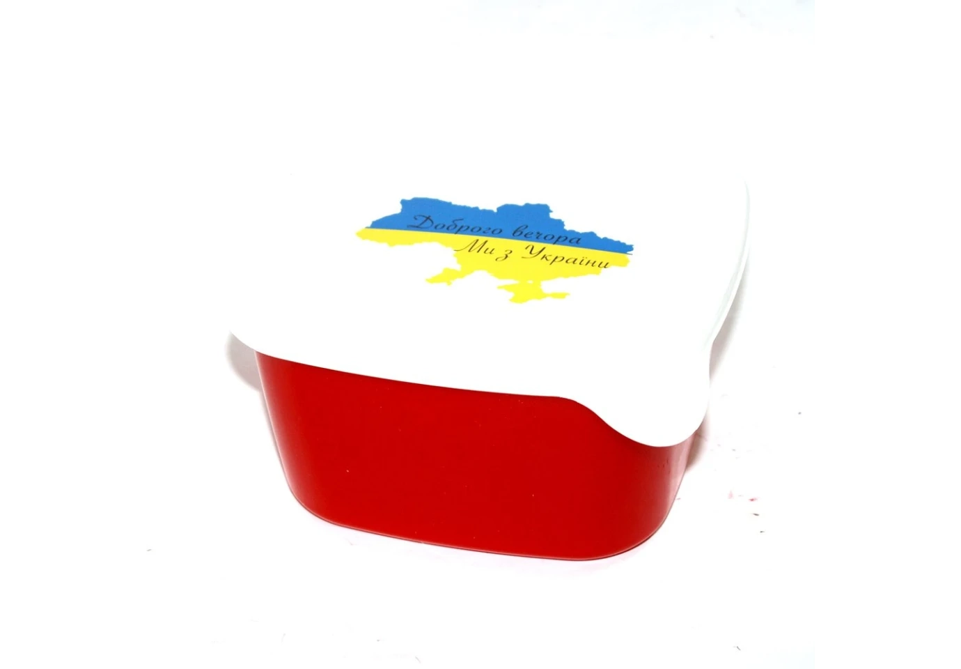 Контейнер "Фаворит" 1,3 л, квадратний, кольоровий з малюнком, поліпропілен, колір асорті БП-643