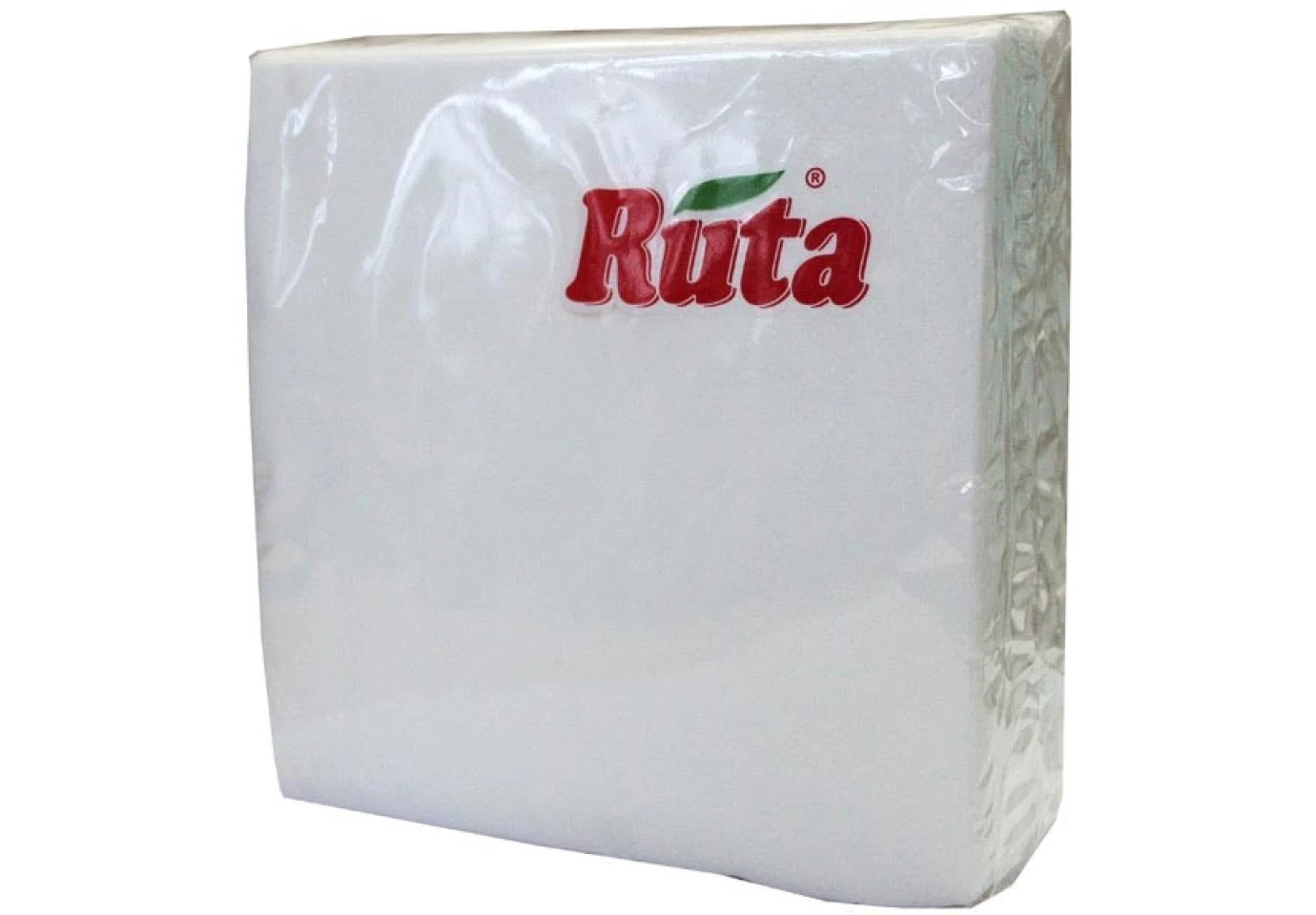 Серветки RUTA 33 х 33, 3-х шарові, 20 штук в упаковці, білі 41638