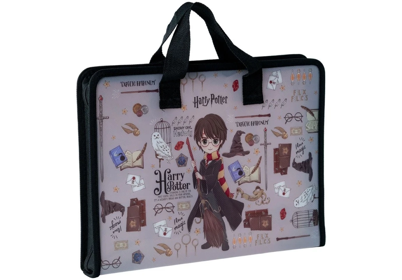 Папка - портфель Kite А4 на блискавці, 2 ручки HP23-202