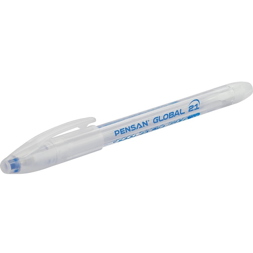 Ручка масляна Pensan Global 0,5 мм синя 2221/12-Blue