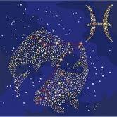 Картина по номерам Идейка Знаки зодиака "Рыбы",  краска металлик, 50 х 50 см КН9502