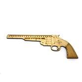 Лінійка дерев'яна 20 см у вигляді пістолета Colt Python 357 RI26031801
