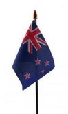 Прапор Нова Зеландія 14,5 х 23 см настільний, поліестер П-3