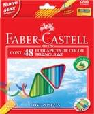 Карандаши цветные Faber-Castell 48 цвета Замок и рыцари + точилка, картона коробка 120548