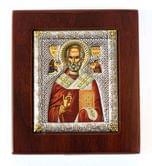 Ікона " Святий Миколай " Silver Axion 10 х 8см 813-1099