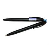 Ручка масляна автомат Hiper Black Jet 0,7 мм, колір стрижня синій HA-130 BJ