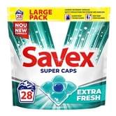 Капсули для прання Savex Super Caps Extra Fresh 28 штук