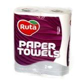Полотенца бумажные Ruta Universal 2 слоя, цвет белый, 2 штуки в упаковке 116.05.003