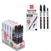 Ручка гелева Master GEL, колір чорна CL-1801