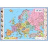 Карта Європи - політична М1 : 6 500 000, 100 х 70 см, папір, ламінація
