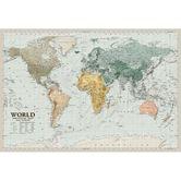 Карта мира - политическая World Politikal map, М1 : 34 500 000, 100 х70 см английский, бумага, планк
