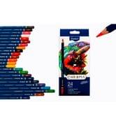 Олівці кольорові Marco Chroma 24 кольори, шестигранні, картонна упаковка 8010-24CB