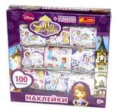 Наліпки RANOK Disney 100 наліпок у картонній коробці + розмальовки у подарунок, 3+ 14153090Р