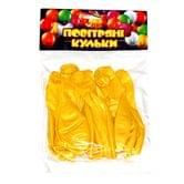 Воздушные шары Tiki 12" перламутровые желтые, 10 штук в упаковке ТК-53430,32