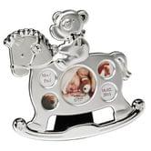 Фоторамка WALTHER 8 х 8 см "Rocking horse" baby toys на 5 фото, металева, колір срібний TB100S