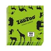 Серветки паперові ZooZoo 24 х 23 см, 1 шар, 100 штук в упаковці, колір асорті 01-06