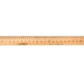 Лінійка 20 см Атлас, дерев'яна К-4051, AS-0652