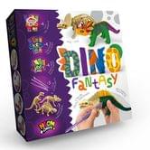 Набор креативного творчества Danko Toys "Dino Fantasy", 5+ DF-01,02U