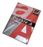 Бумага цветная Double A А4 80г/м2, 25 листов, цвет караловый 3230