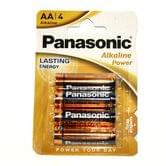 Батарейка Panasonic LR06, Alkaline Power (Bronze), 1.5 v, пальчик, 4 штуки в блістері LR06