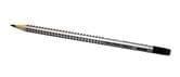 Олівець Faber-Castell чорнографітний Grip2001 В з гумкою 117201