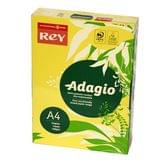 Бумага цветная Rey Adagio А4 80 г/м2, 500 листов интенсивный желтый 16.7360