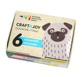 Краски гуашевые Гамма Craft&Joy 6 цветов, 120 мл 321038/Cr