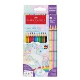 Олівці кольорові Faber-Castell 10 кольорів + 3 кольори Pastel Unicorn, картон 201542