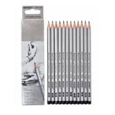Олівець Marco чорнографітний, 3h-4b, асорті, 12 штук, шестигранні, Raffine, ціна за 1 штуку 7000DM-12CB mix