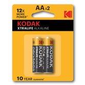 Батарейка KODAK XTRALIFE LR06 MN1500 2 штуки в упаковке, цена за упаковку 30413382
