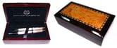 Набор чернильная и шариковая ручка в подарочной деревянной коробке 800-5(FB03)-WINCF02610