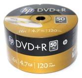 Диск DVD+R  HP 16х 4 7Gb cake 50 штук в упаковці
